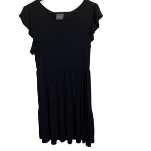 Black OLIVIA RAE t shirt dress cinches at waist size L